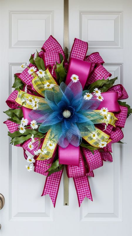 Spring time Floral Wreath